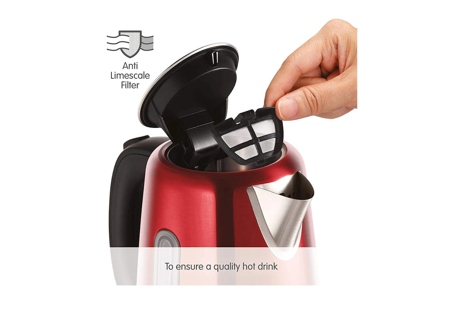 Morphy Richards 1.7L Equip Jug Kettle | 102785 | Red 14 Morphy Richards 1.7L Equip Jug Kettle | 102785 | Red - Image 12