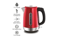 Morphy Richards 1.7L Equip Jug Kettle | 102785 | Red 21 Morphy Richards 1.7L Equip Jug Kettle | 102785 | Red -Home Appliances 102785 5