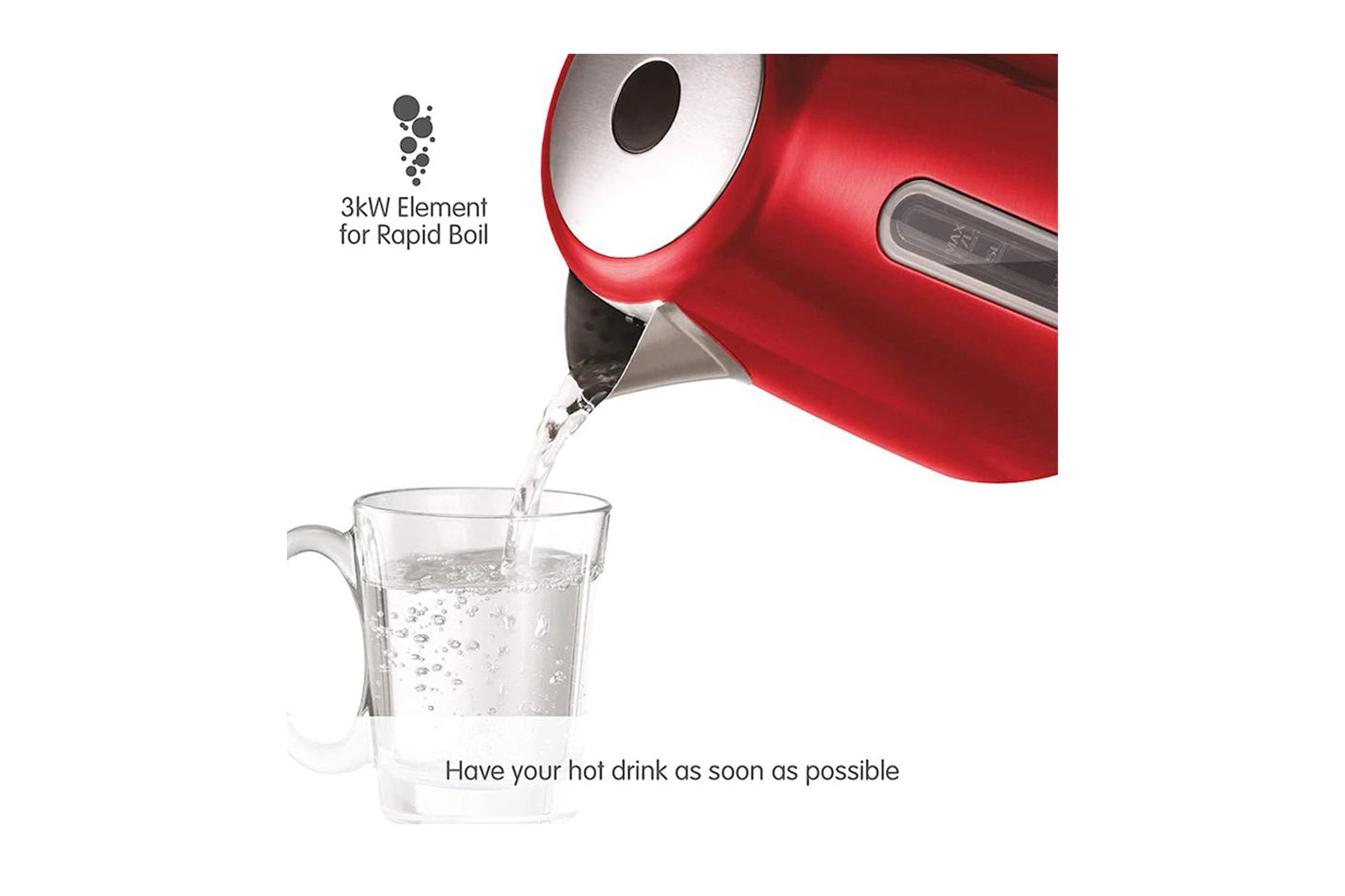 Morphy Richards 1.7L Equip Jug Kettle | 102785 | Red 12 Morphy Richards 1.7L Equip Jug Kettle | 102785 | Red - Image 10