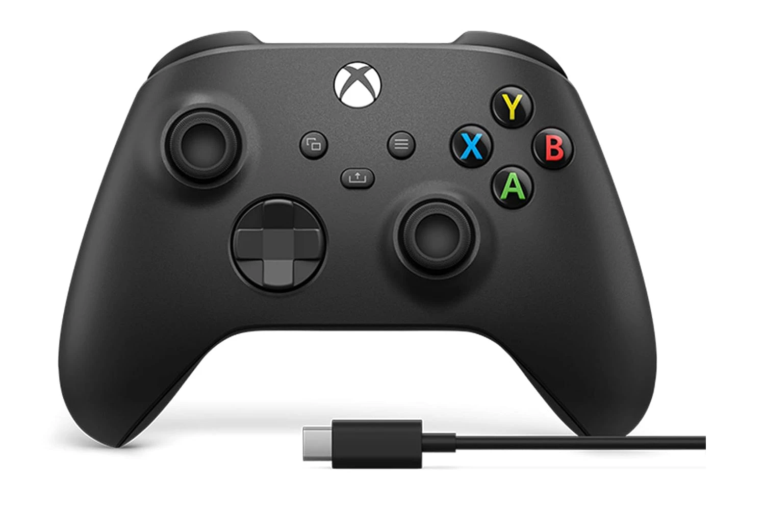 Microsoft Xbox Wireless Controller With USB-C Cable | Black 3 Microsoft Xbox Wireless Controller With USB-C Cable | Black