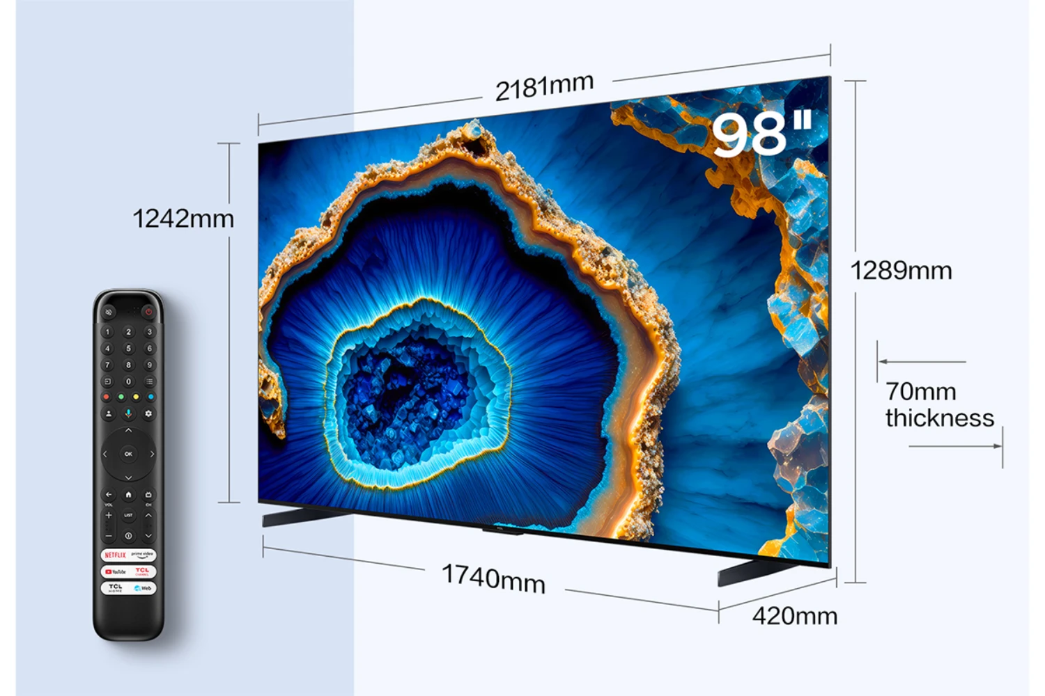 TCL C805K 98" 4K HDR Mini LED QLED Smart TV | 98C805K 4 TCL C805K 98" 4K HDR Mini LED QLED Smart TV | 98C805K - Image 2