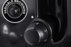 Russell Hobbs Textures 2 Slice Toaster | 21641 | Black -Home Appliances 21641 4