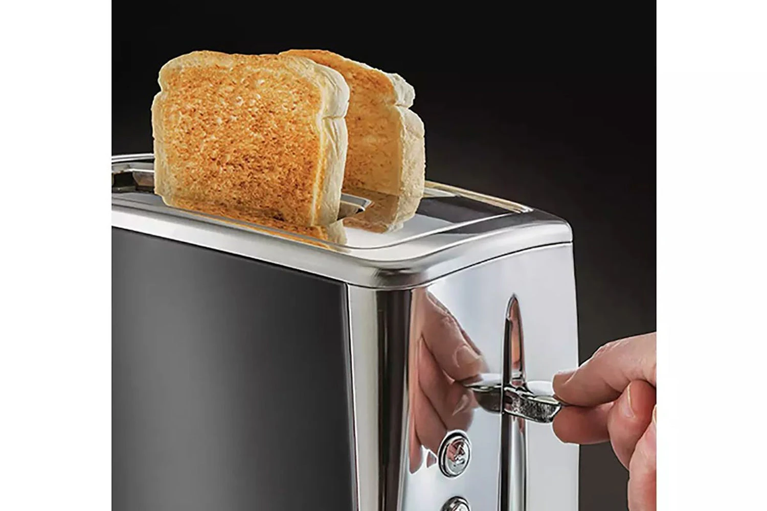 Russell Hobbs Luna 2 Slice Toaster | 23221 | Moonlight Grey 6 Russell Hobbs Luna 2 Slice Toaster | 23221 | Moonlight Grey - Image 4