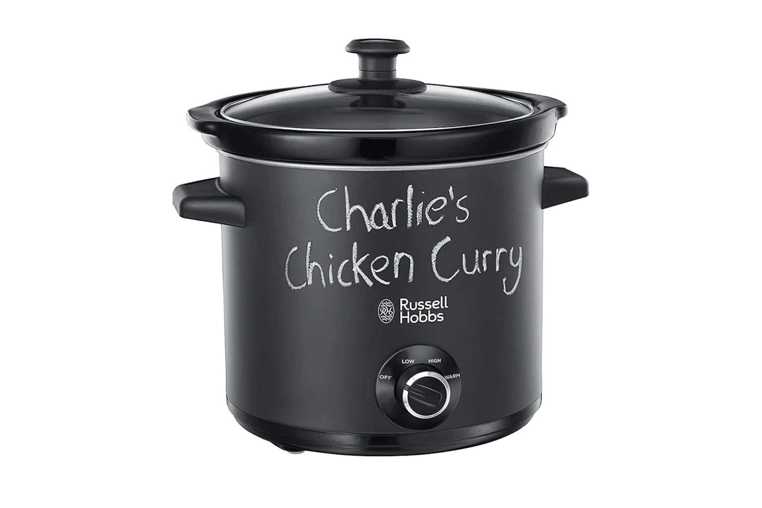 Russell Hobbs 3.5L Chalk Board Slow Cooker | 24180 | Black 5 Russell Hobbs 3.5L Chalk Board Slow Cooker | 24180 | Black - Image 3