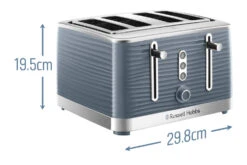 Russell Hobbs Inspire 4 Slice Toaster | 24383 | Grey 13 Russell Hobbs Inspire 4 Slice Toaster | 24383 | Grey -Home Appliances 24383 5