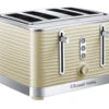 Russell Hobbs Inspire 4 Slice Toaster | 24384 | Cream