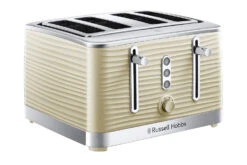 Russell Hobbs Inspire 4 Slice Toaster | 24384 | Cream