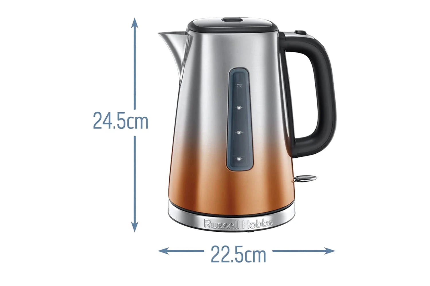 Russell Hobbs 1.7L Eclipse Kettle | 25113 | Copper Sunset 9 Russell Hobbs 1.7L Eclipse Kettle | 25113 | Copper Sunset - Image 7