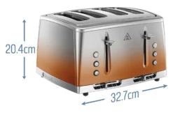 Russell Hobbs Eclipse 4 Slice Toaster | 25143 | Copper Sunset -Home Appliances 25143 6
