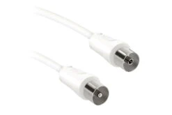 Ekon Antenna Cable With Adapter | 10m | White