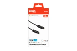 Ekon Toslink Cable With Fibre-optic Connectors | 1.8m -Home Appliances 254 ECATOSL18K 4
