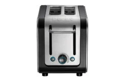 Dualit Architect 2 Slice Toaster | Black/Stainless Steel