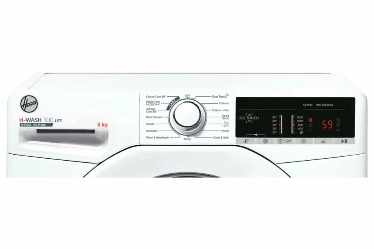 Hoover 8kg Freestanding Washing Machine | 31011244 6 Hoover 8kg Freestanding Washing Machine | 31011244 - Image 4