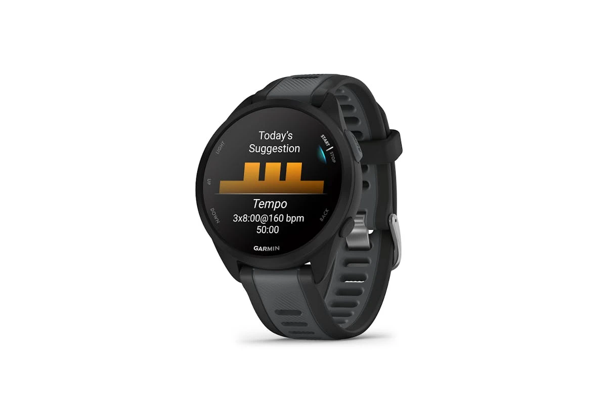 Garmin Forerunner 165 | 43mm | Black/Slate Grey 6 Garmin Forerunner 165 | 43mm | Black/Slate Grey - Image 4