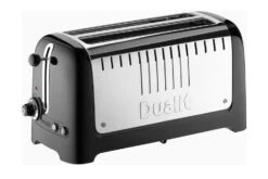 Dualit Long Slot Lite 4 Slice Toaster | 46025 | Gloss Black -Home Appliances 46025 1 a04e3bb5 2c17 498f 9229 db4962316022