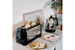 Dualit Long Slot Lite 4 Slice Toaster | 46025 | Gloss Black -Home Appliances 46025 3 984c48be b840 4965 9a08 2778e09e5b26