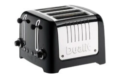 Dualit 4 Slice Lite Toaster | 46205 | Black -Home Appliances 46205 1 79ea94a7 d558 4e8a 9f60 5a0f104345d3
