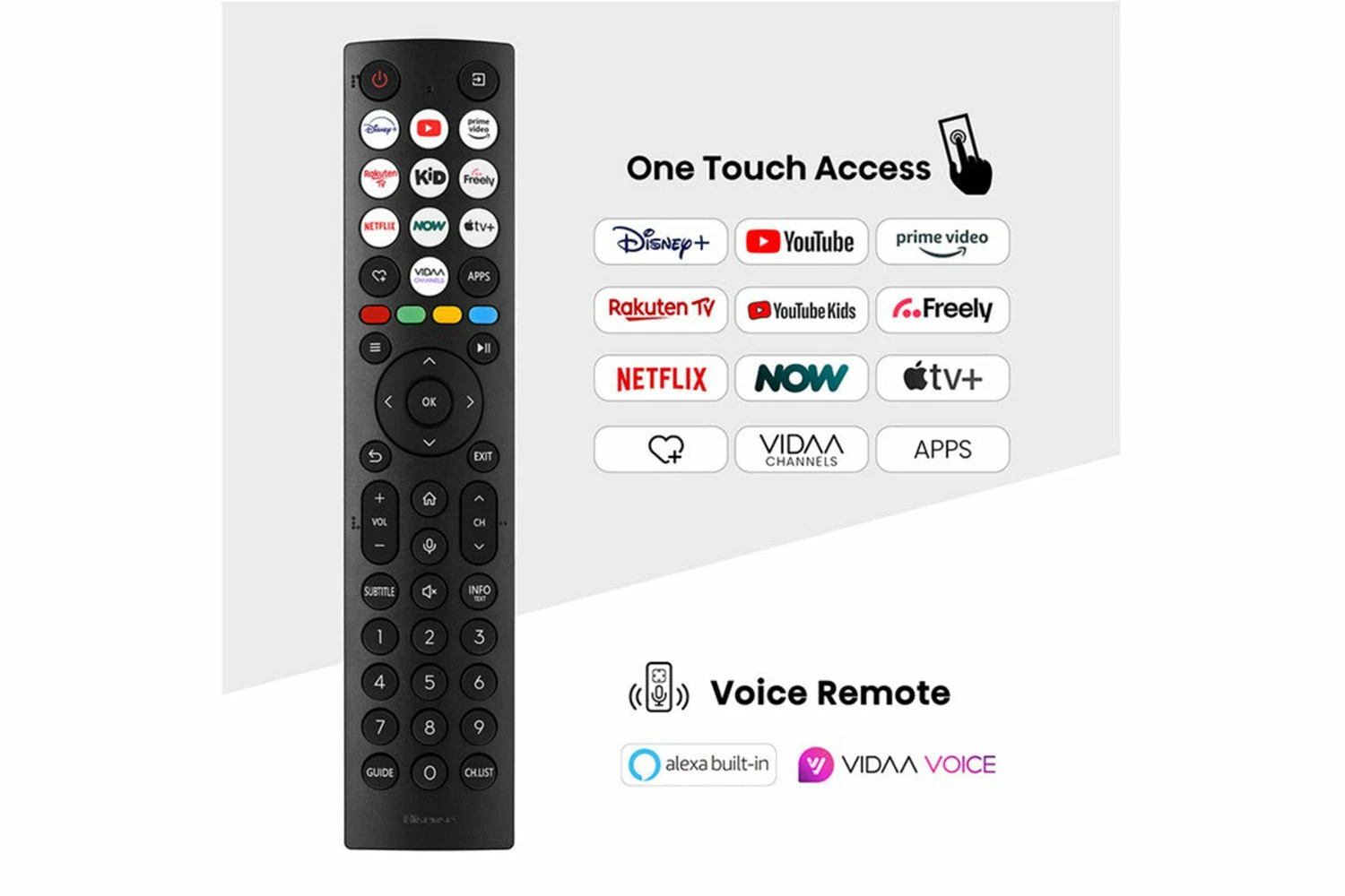 Hisense 55" A6N 4K Ultra HD HDR Smart TV | 55A6NTUK 10 Hisense 55" A6N 4K Ultra HD HDR Smart TV | 55A6NTUK - Image 8