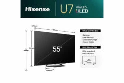 Hisense 55" U7N 4K Mini LED Smart TV | 55U7NQTUK -Home Appliances 55U7NQTUK 8