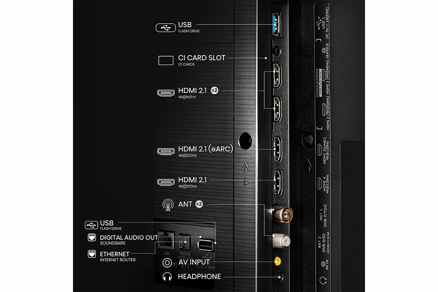 Hisense 55" U86 4K Mini LED Smart TV | 55U86KQTUK 9 Hisense 55" U86 4K Mini LED Smart TV | 55U86KQTUK - Image 7