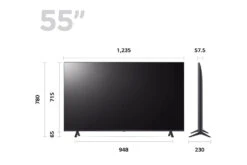 LG 55" UR78 UHD 4K Smart TV | 55UR78006LK.AEK -Home Appliances 55UR78006LK.AEK 4