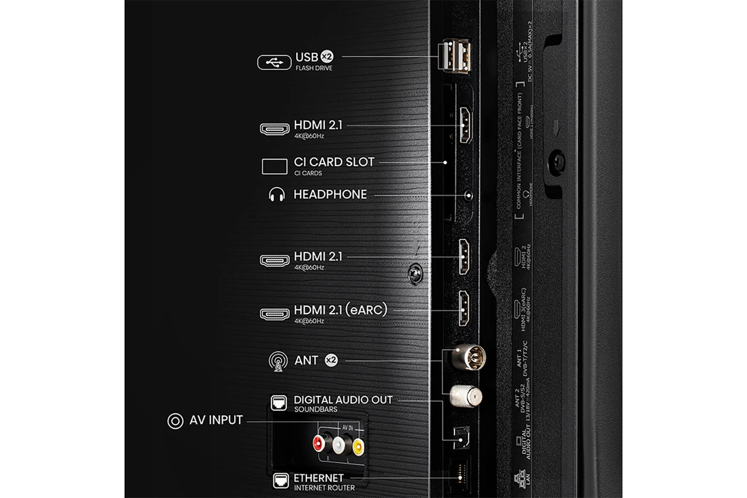 Hisense 65" E7N 4K QLED Smart TV | 65E7NQTUK 9 Hisense 65" E7N 4K QLED Smart TV | 65E7NQTUK - Image 7