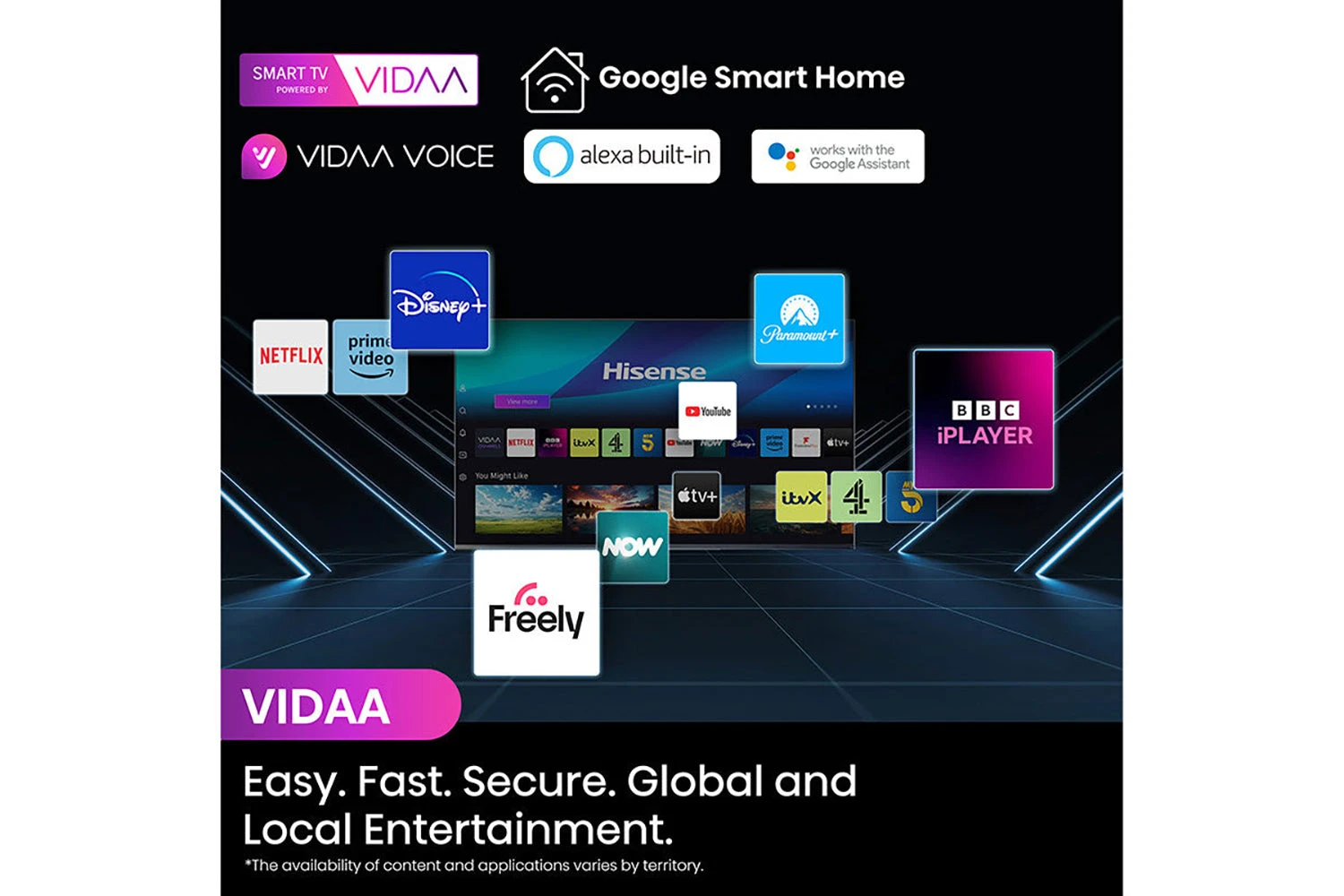 Hisense 65" U7N 4K Mini LED Smart TV | 65U7NQTUK 7 Hisense 65" U7N 4K Mini LED Smart TV | 65U7NQTUK - Image 5