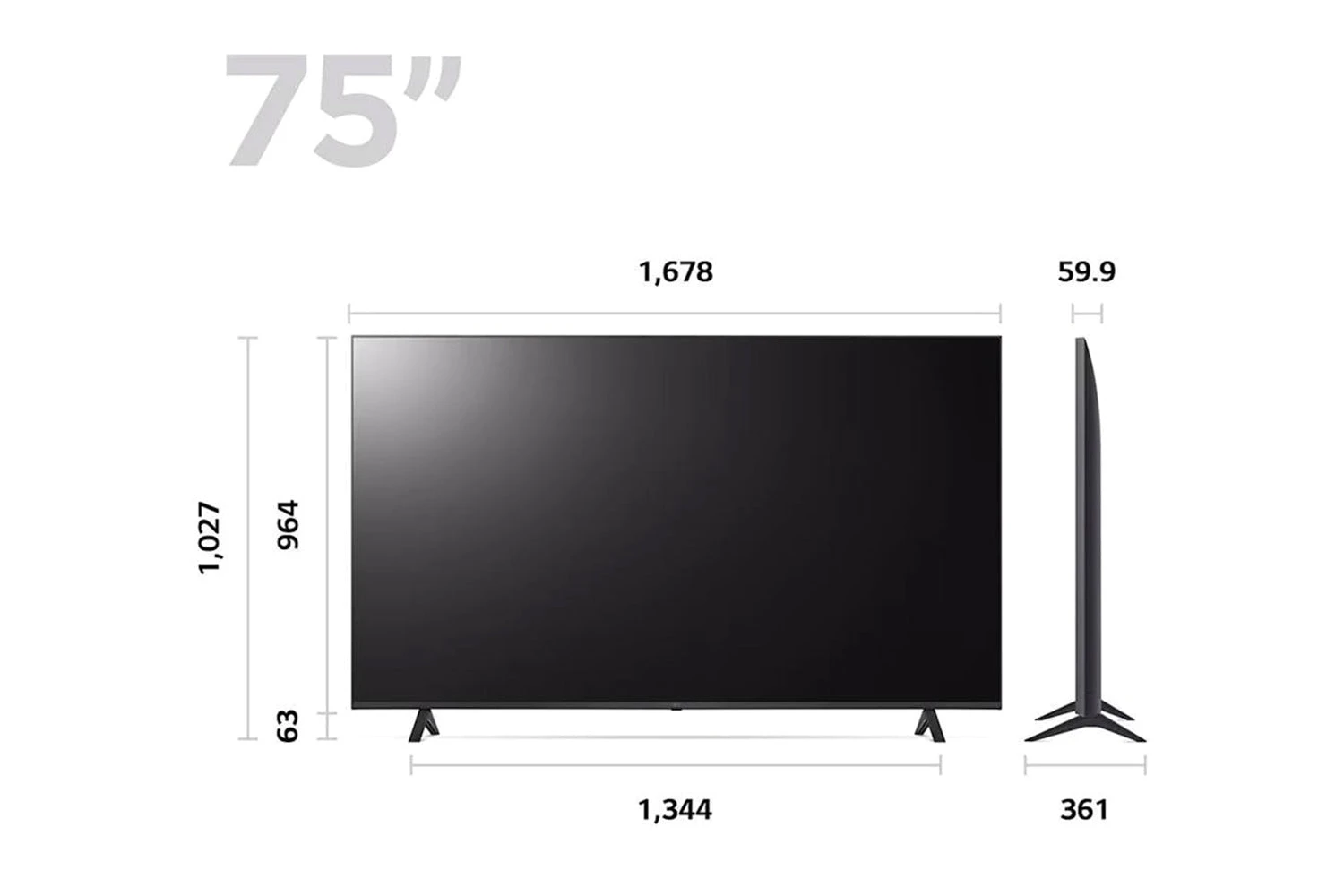 LG 75" UR78 UHD 4K Smart TV 10 LG 75" UR78 UHD 4K Smart TV - Image 8