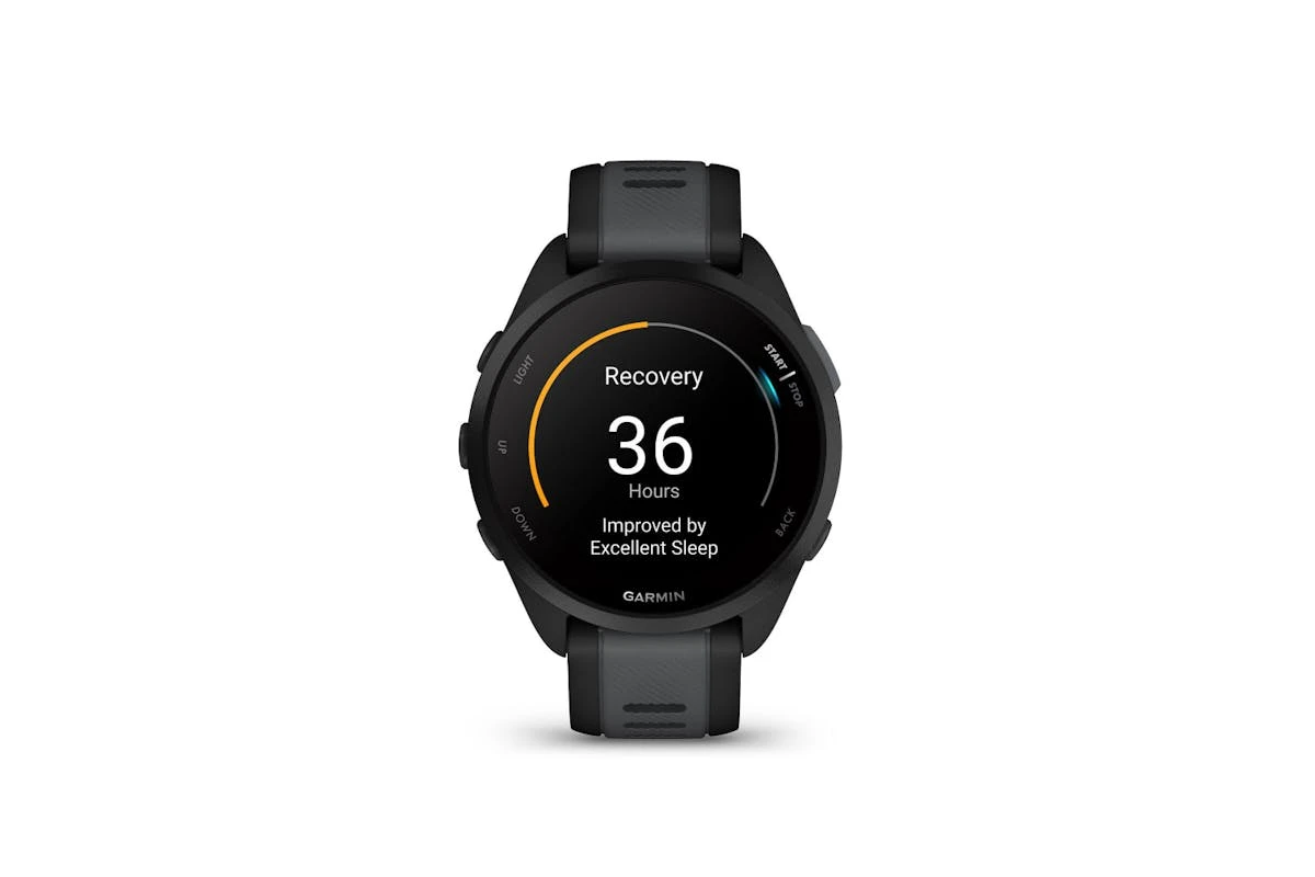 Garmin Forerunner 165 | 43mm | Black/Slate Grey 10 Garmin Forerunner 165 | 43mm | Black/Slate Grey - Image 8