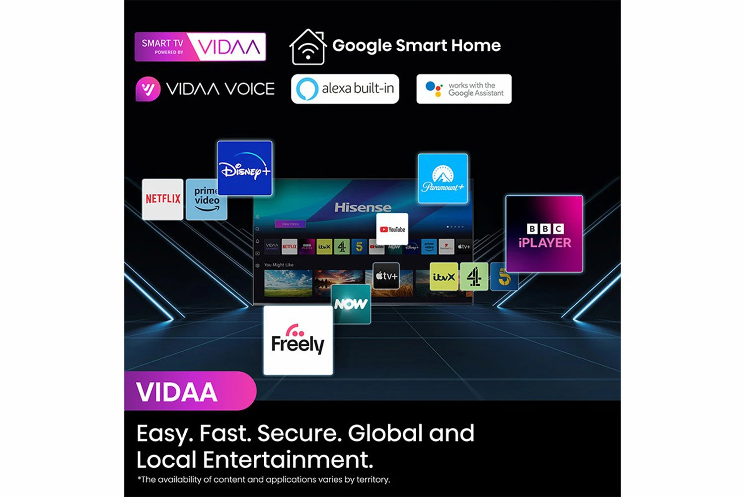 Hisense 85" E7N 4K QLED Smart TV | 85E7NQTUK 7 Hisense 85" E7N 4K QLED Smart TV | 85E7NQTUK - Image 5