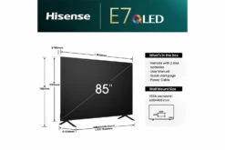 Hisense 85" E7N 4K QLED Smart TV | 85E7NQTUK 21 Hisense 85" E7N 4K QLED Smart TV | 85E7NQTUK -Home Appliances 85E7NQTUK 8