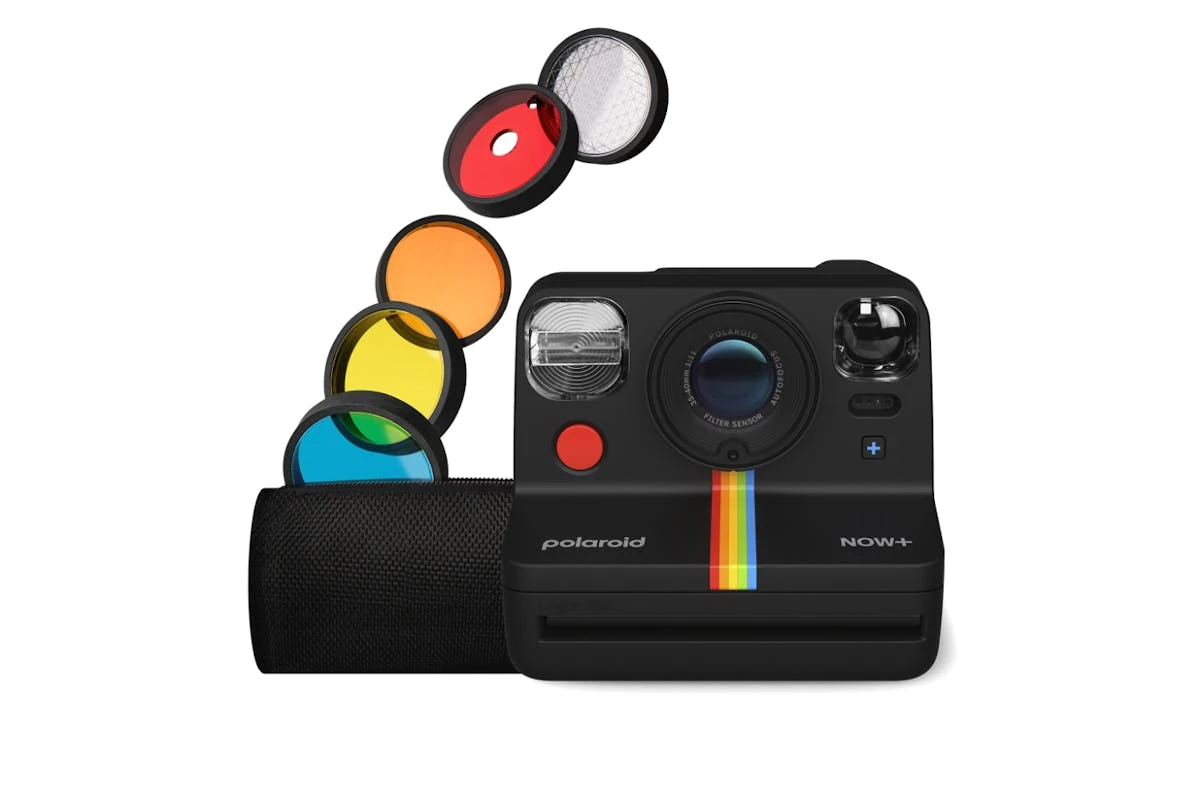 Polaroid Now+ Generation 2 I-Type Instant Camera + 5 Lens Filters | Black 3 Polaroid Now+ Generation 2 I-Type Instant Camera + 5 Lens Filters | Black