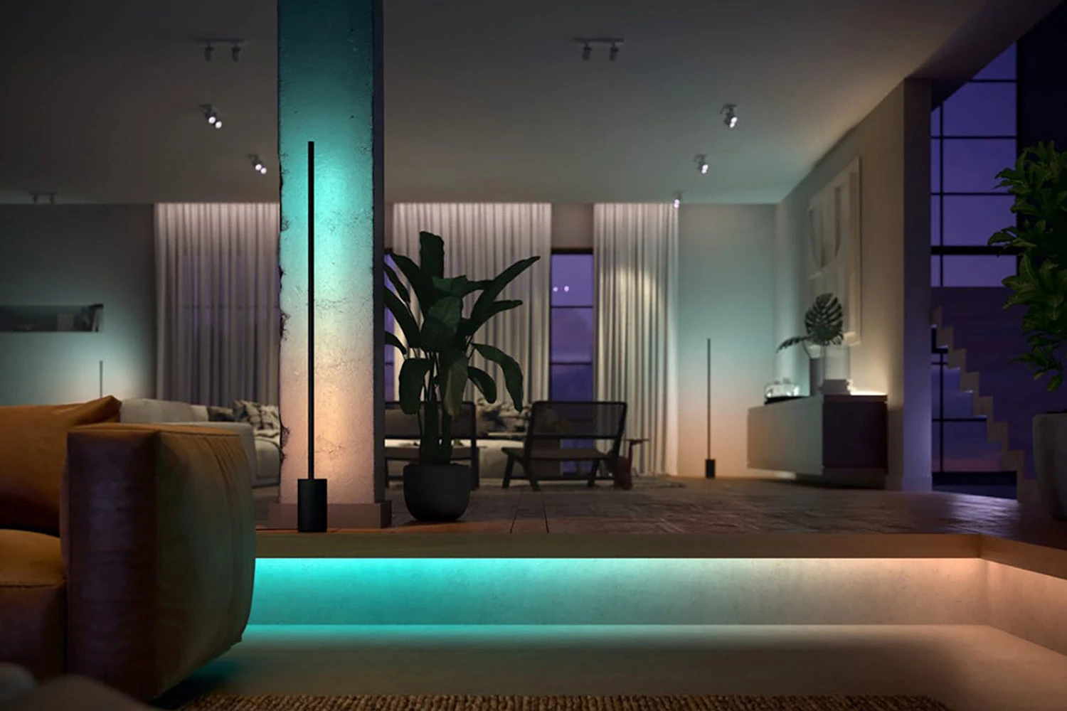 Philips Hue 2m Gradient Lightstrip | White 4 Philips Hue 2m Gradient Lightstrip | White - Image 2