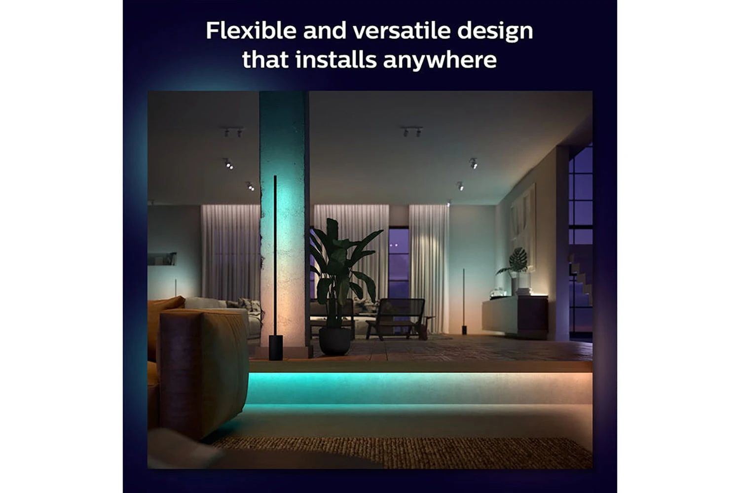 Philips Hue 2m Gradient Lightstrip | White 12 Philips Hue 2m Gradient Lightstrip | White - Image 10