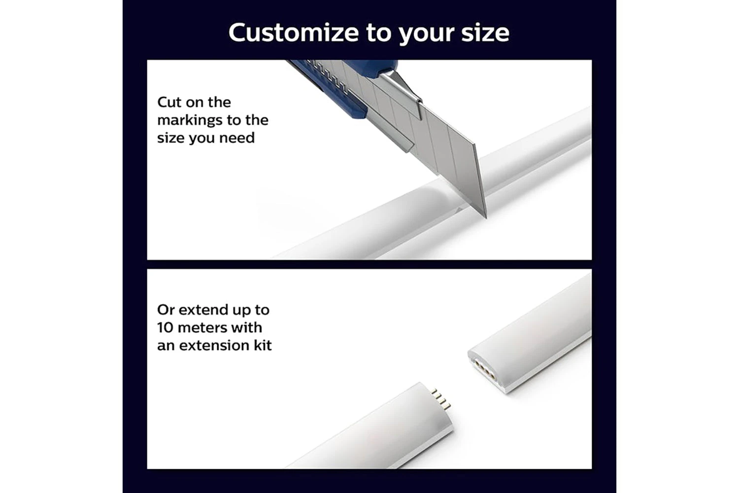 Philips Hue 2m Gradient Lightstrip | White 14 Philips Hue 2m Gradient Lightstrip | White - Image 12