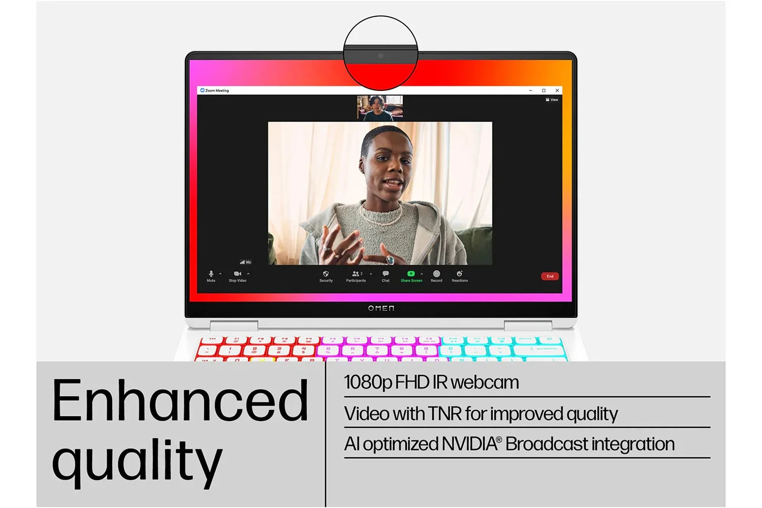 HP OMEN Transcend Laptop | 16GB | 1 TB SSD | 9R295EA | White 12 HP OMEN Transcend Laptop | 16GB | 1 TB SSD | 9R295EA | White - Image 10