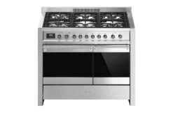 Smeg 100cm Dual Fuel Range Cooker | A2PY-81 | Stainless Steel