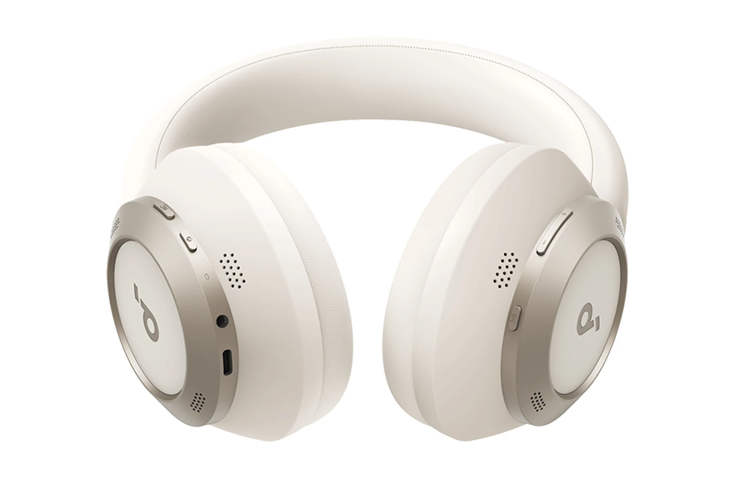 Soundcore Space One Pro Over-Ear Wireless Noise Cancelling Headphones | Cream White 5 Soundcore Space One Pro Over-Ear Wireless Noise Cancelling Headphones | Cream White - Image 3
