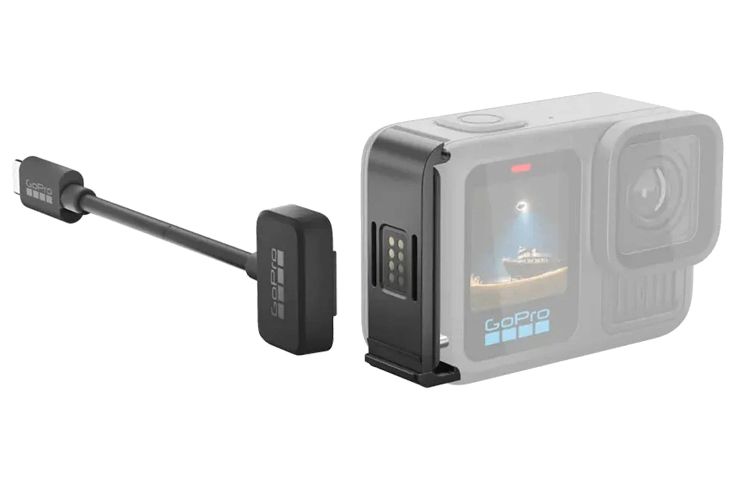 GoPro Contacto Magnetic Door And Power Cable Kit | Black 5 GoPro Contacto Magnetic Door And Power Cable Kit | Black - Image 3