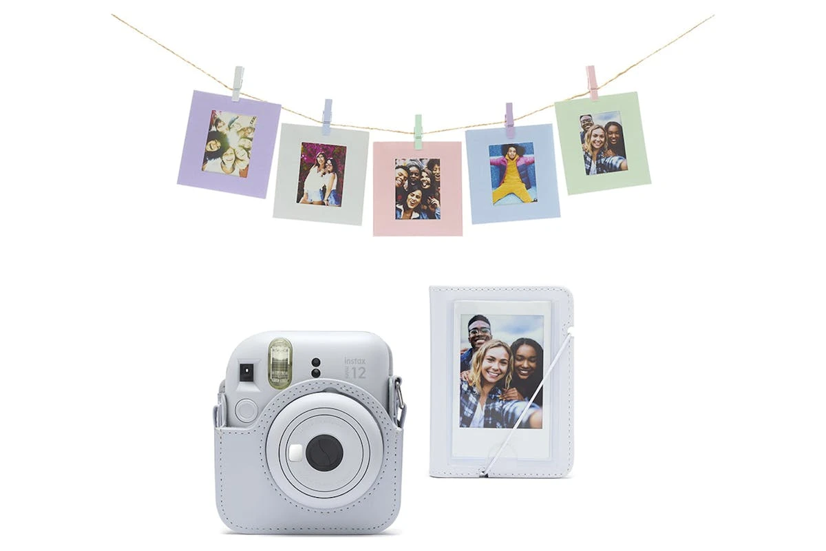Fujifilm Instax Mini 12 Accessory Kit | Clay White 4 Fujifilm Instax Mini 12 Accessory Kit | Clay White - Image 2
