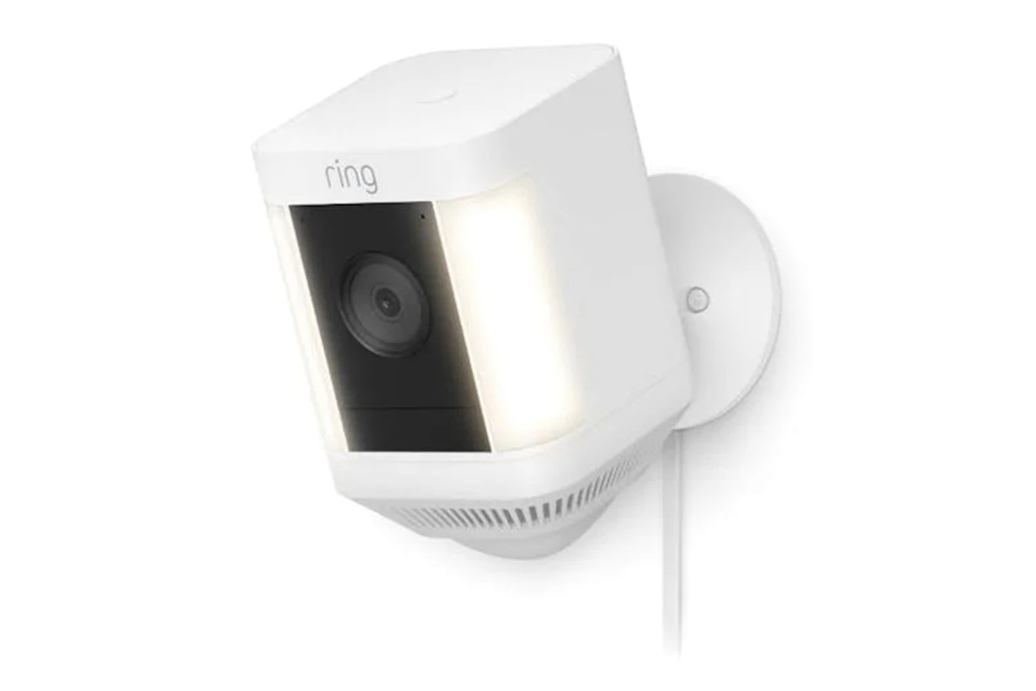 Ring Spotlight Cam Plus Plug-In| White 3 Ring Spotlight Cam Plus Plug-In| White