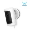 Ring 2K Outdoor Camera Plus Plug-in | White -Home Appliances B0D23QN2TV 1