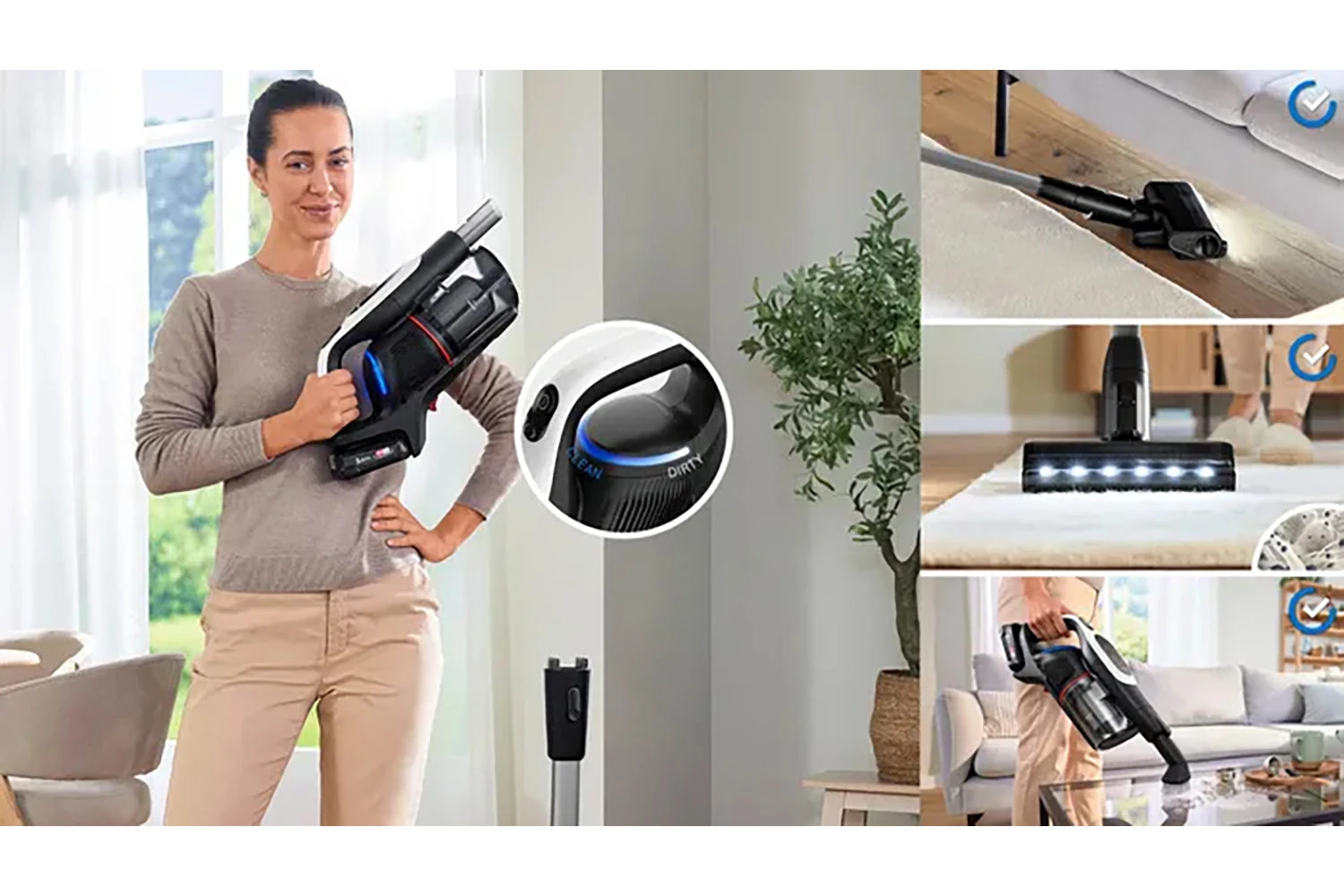 Bosch Unlimited 9 Cordless Vacuum Cleaner | BB931WGB | White 13 Bosch Unlimited 9 Cordless Vacuum Cleaner | BB931WGB | White - Image 11