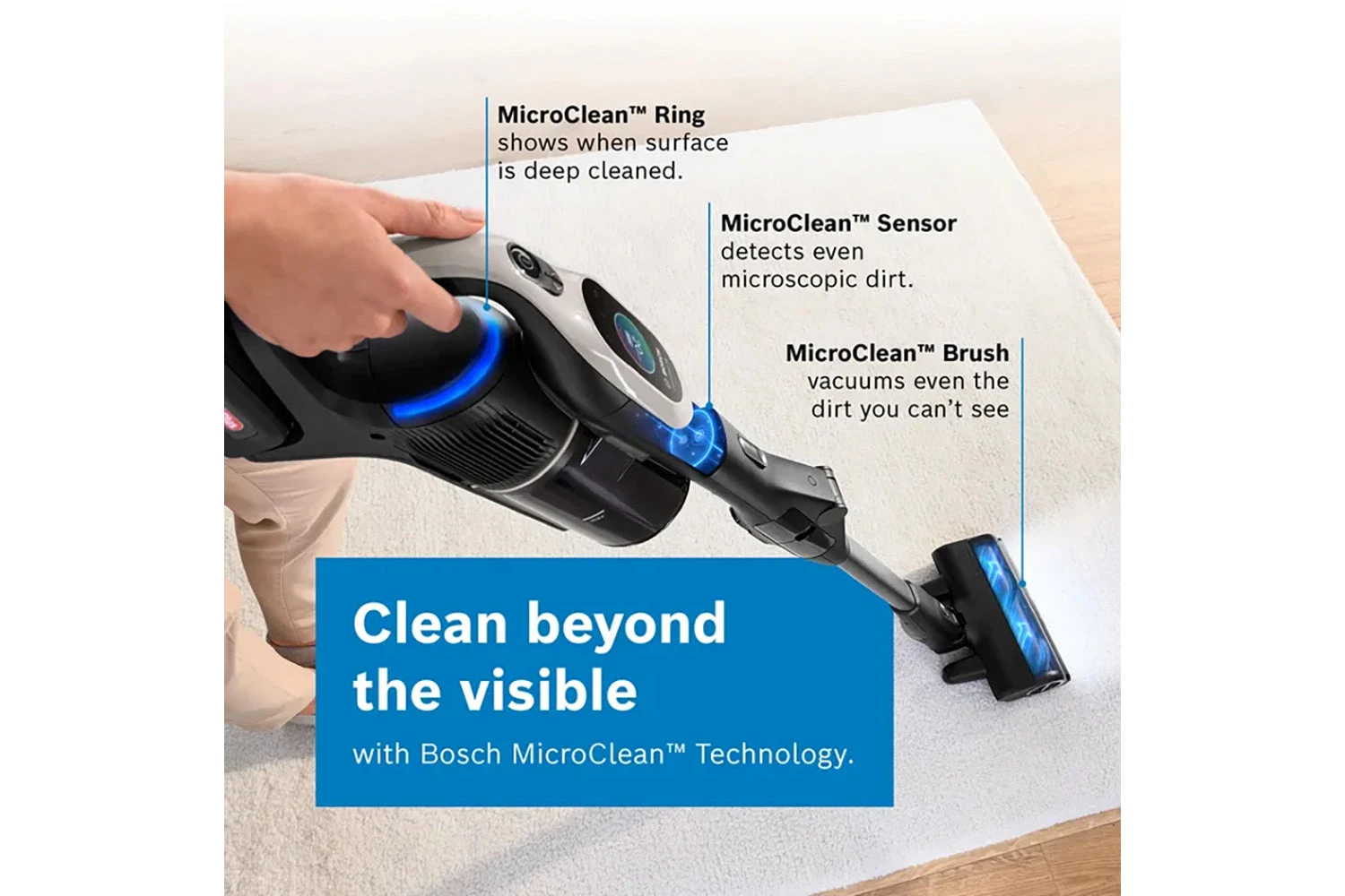 Bosch Unlimited 10 Cordless Vacuum Cleaner | BBS1041GGB 5 Bosch Unlimited 10 Cordless Vacuum Cleaner | BBS1041GGB - Image 3
