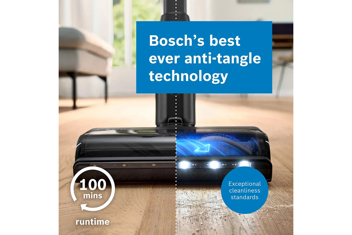 Bosch Unlimited 10 ProPower Cordless Vacuum Cleaner | BCS1051GB 7 Bosch Unlimited 10 ProPower Cordless Vacuum Cleaner | BCS1051GB - Image 5