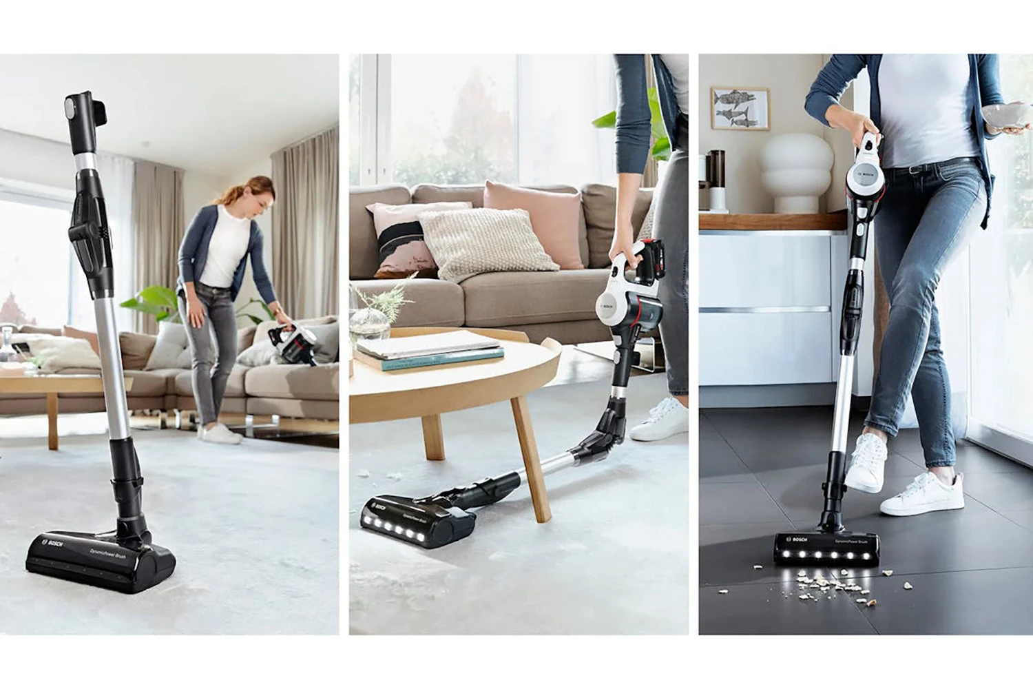 Bosch Rechargeable Unlimited 7 Vacuum Cleaner | BCS712GB | White 5 Bosch Rechargeable Unlimited 7 Vacuum Cleaner | BCS712GB | White - Image 3