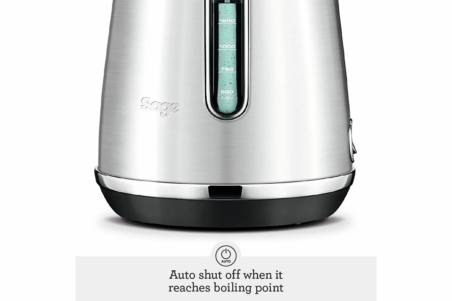 Sage The Soft Top Luxe Kettle | BKE735BSSUK | Brushed Stainless Steel 5 Sage The Soft Top Luxe Kettle | BKE735BSSUK | Brushed Stainless Steel - Image 3