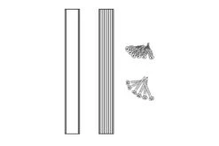 Sanus On-Wall Cable Concealer Kit For Mounted TVs | 5 Cables -Home Appliances BSA OWCM301 7 2943b83d dafb 43ce a50f 336227afbc2a