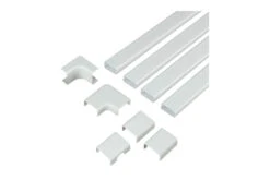 Sanus On-Wall Cable Concealer High Capacity Cord Cover Kit For Mounted TVs | 6 Cables