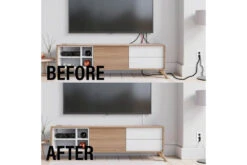 Sanus On-Wall Cable Concealer Cord Cover Kit For Mounted TVs | 4 Cables 19 Sanus On-Wall Cable Concealer Cord Cover Kit For Mounted TVs | 4 Cables -Home Appliances BSA OWCM501 2 294eae47 c4d8 4f26 a2ad 4b53f942233e